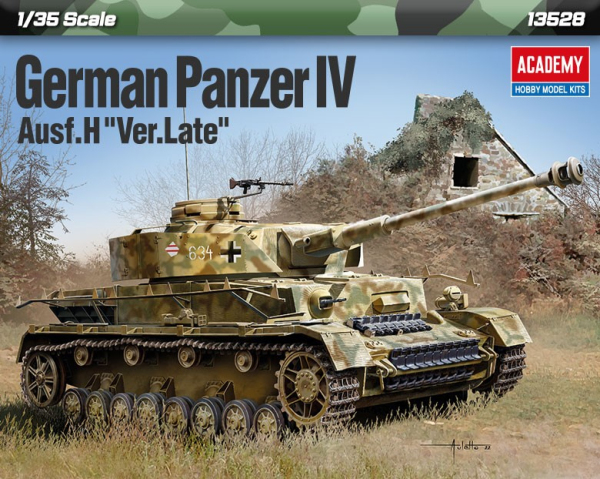 ACADEMY 13528 German Panzer IV Ausf.H Ver.Late - 1:35