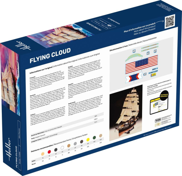 Heller 80830 Kliper Flying Cloud - 1:200