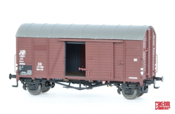 Exact-Train EX20116 Zestaw 3 wagonów towarowych krytych Oppeln Gmrhs30 223714, 235289, 221806, DB, Ep. III