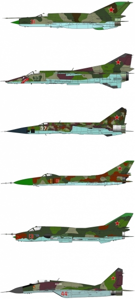 VALLEJO 71609 Zestaw Air War 8 farb - Soviet / Russian colors Tactical Schemes 1960-2000 (Part I) (8)