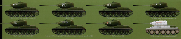 Academy 13554 Czołg T-34-85 Ural Tank Factory No.183 (polskie malowanie) - 1:35