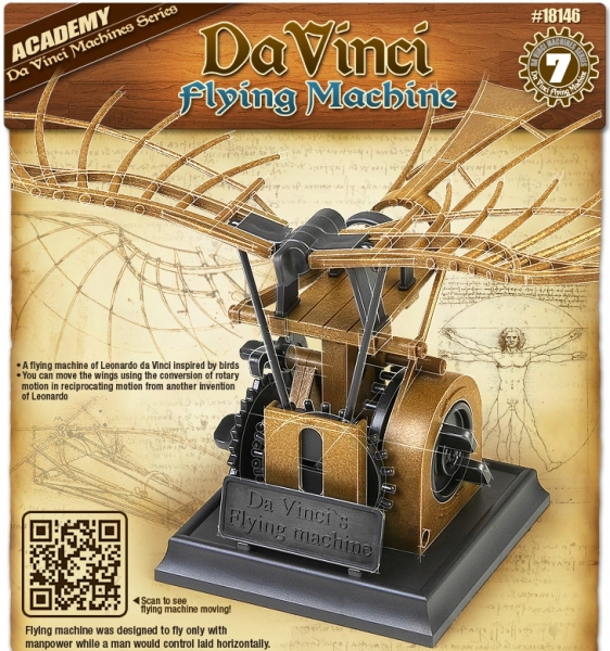 ACADEMY 18146 da Vinci - Maszyna latająca