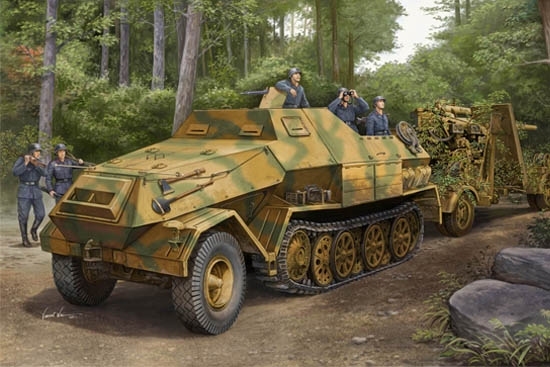 TRUMPETER 01584 Sd.Kfz.8 Gepanzerte 12t - 1:35