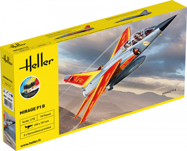Heller 35319 Starter Set - Mirage F-1B - 1:72