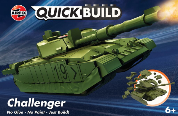 AIRFIX J6022 Quickbuild - Challenger Tank Green