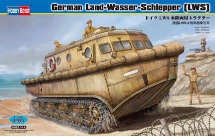 HOBBY BOSS 82430 German Land-Wasser-Schlepper (LWS) amphibious tractor early production - 1:35