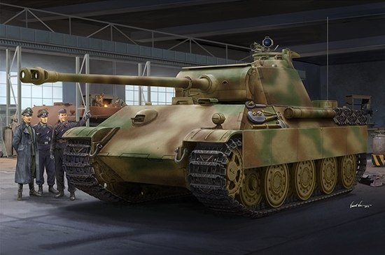 TRUMPETER 00929 Czołg Sd.Kfz.171 Ausf.G Panther (late) - 1:16