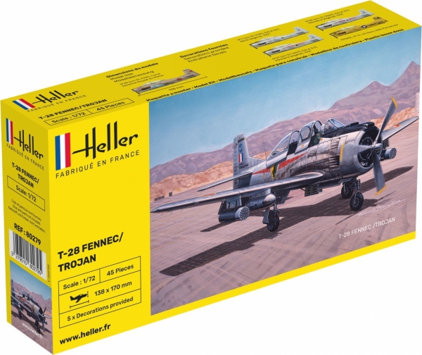 HELLER 80279 North American T-28 Fennec/Trojan - 1:72