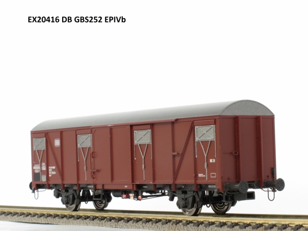 Exact-Train EX20416 Wagon towarowy kryty Gbs 252, DB, Ep. IV