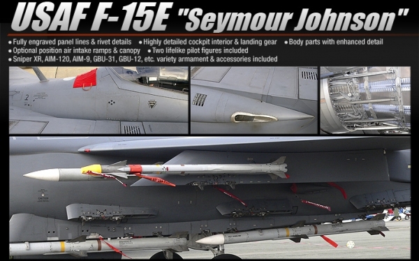 Academy 12295 USAF F-15E Seymour Johnson - 1:48