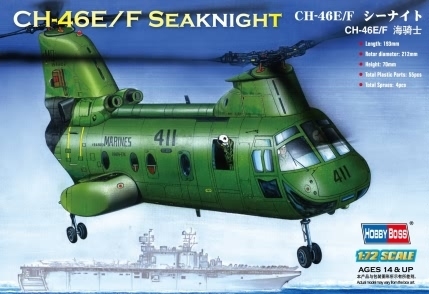 Hobby Boss 87223 Helikopter CH-46E/F Sea Knight - 1:72