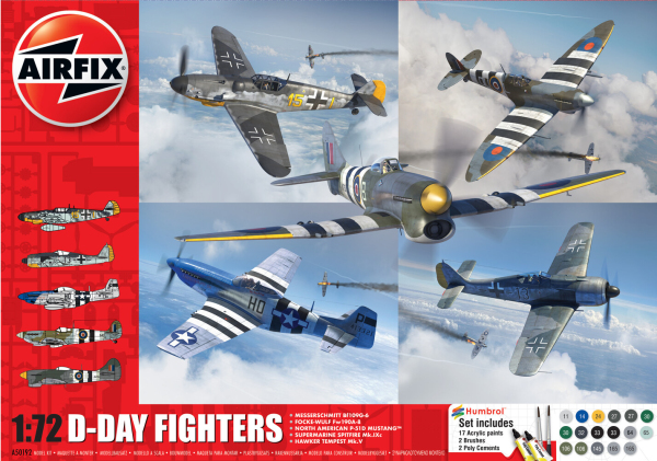 AIRFIX A50192 Gift Set - D-Day Fighters - 1:72