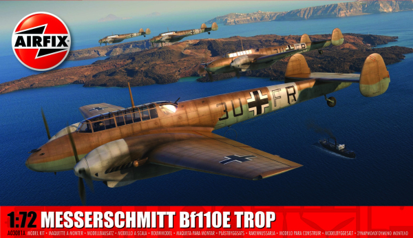 Airfix A03081A Messerschmitt Bf110E/E-2 TROP - 1:72