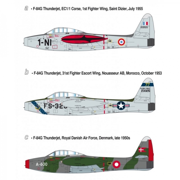 HELLER 80278 F-84G Thunderjet - 1:72