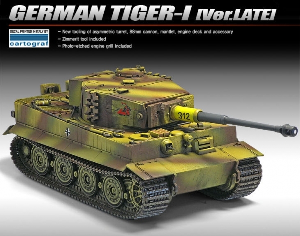 ACADEMY 13314 Tiger 1 (ver. Late) 1:35