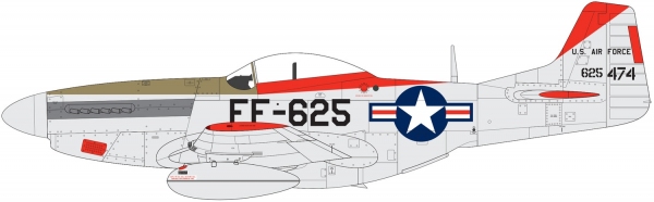 AIRFIX 05136 North American F51D Mustang - 1:48