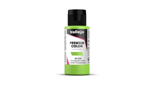 VALLEJO 62039 Premium Color 039-60 ml. Green Fluo
