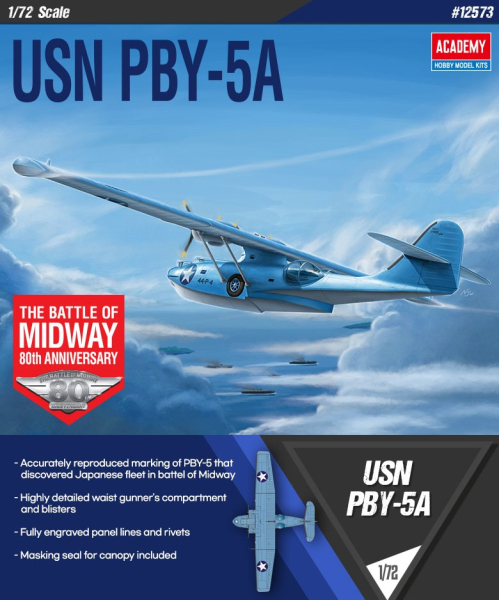 Academy 12573 USN PBY-5A Catalina Battle of Midway - 1:72