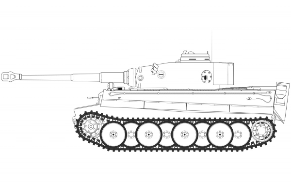AIRFIX 1354 Tiger 1 Early Version - Operation Citadel - 1:35