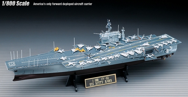 ACADEMY 14210 CV-63 USS Kittyhawk 1:800