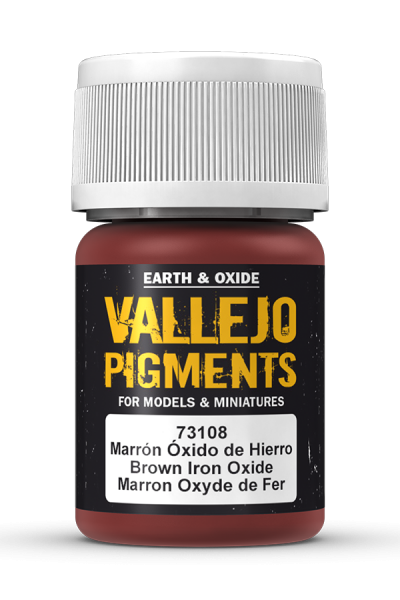 Vallejo 73108 Pigment 73108 Brown Iron Oxide