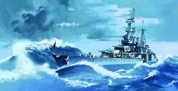 ACADEMY 14107 CA-35 USS Indianapolis 1:350