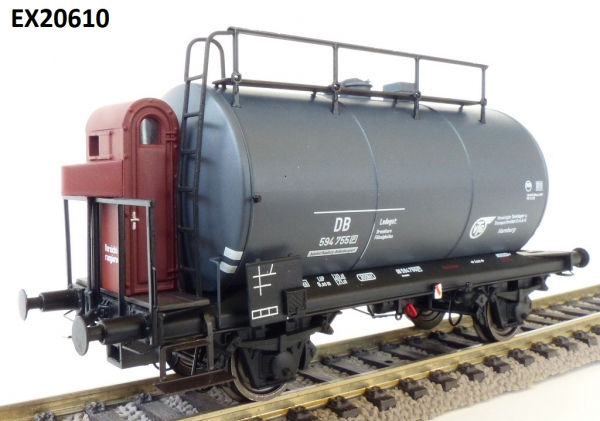 Exact-Train EX20610 Wagon cysterna 30m3 Uerdinger, 594 755 VTG, DB, Ep. IIIb