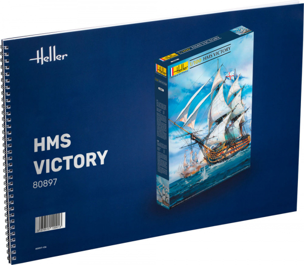 Heller 80897176 HMS Victory 80897 - książka / instrukcja