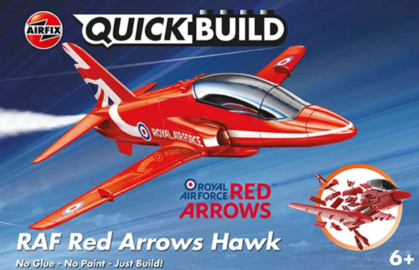 AIRFIX J6018 Quickbuild - RAF Red Arrows Hawk