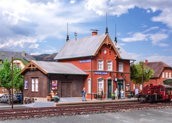 KIBRI 39492 H0 Stacja kolejowa Reichelsheim
