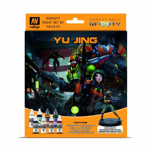 VALLEJO 70235 Zestaw Infinity Exclusive 8 farb + figurka Yu Jing