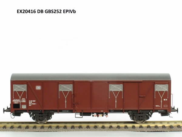 Exact-Train EX20416 Wagon towarowy kryty Gbs 252, DB, Ep. IV