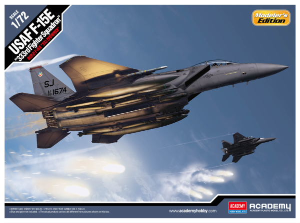 ACADEMY 12550 F-15E USAF 333th Fighter Sq 1:72