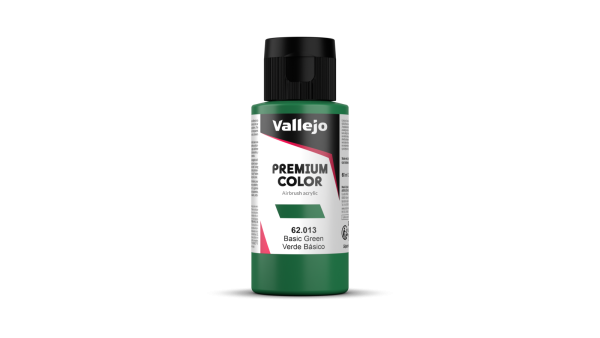 VALLEJO 62013 Premium Color 013-60 ml. Basic Green
