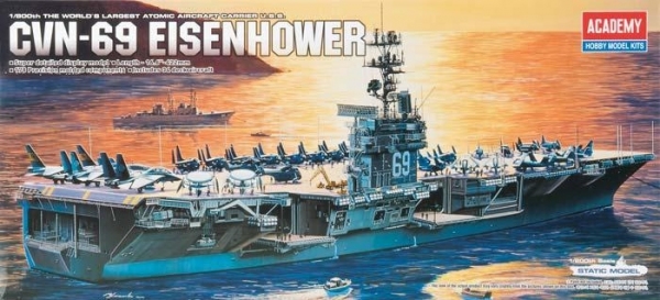 ACADEMY 14212 CVN-69 USS Eisenhower 1:800