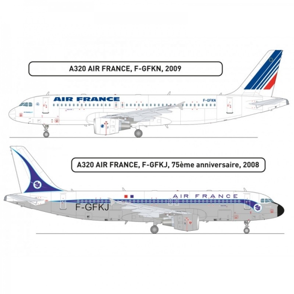 Heller 80448 Airbus A320 Air France - 1:125