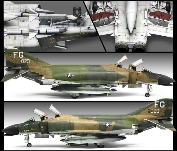 ACADEMY 12294 F-4C Phantom Vietnam War 1:48