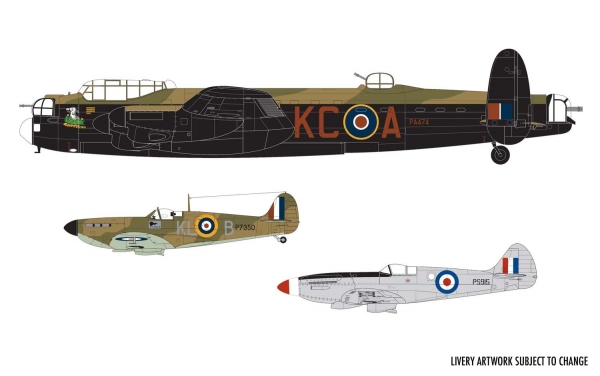 Airfix A50182 Gift Set - Battle of Britain Memorial Flight - 1:72
