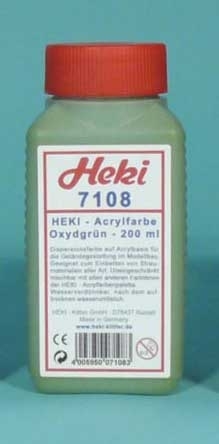 Heki 7108 Farba Heki akrylowa - Zielona 200 ml
