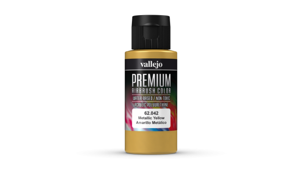 Vallejo 62042 Premium Color 62042 Metallic Yellow