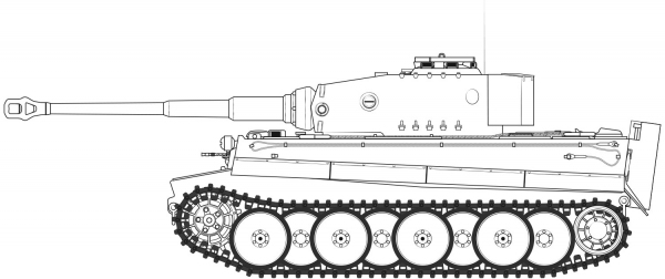 AIRFIX 1359 Tiger-1 Mid Version - 1:35