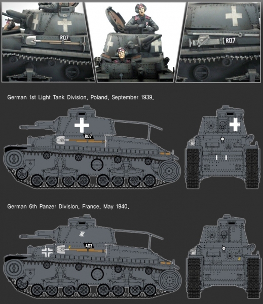 Academy 13313 Pz.bef.wg 35(t) German Command Tank - 1:35