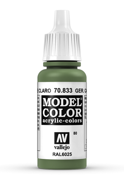 Vallejo 70833 Model Color 70833 80 Ger. Cam. Light Green