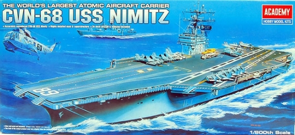 Academy 14213 CVN-68 USS Nimitz - 1:800