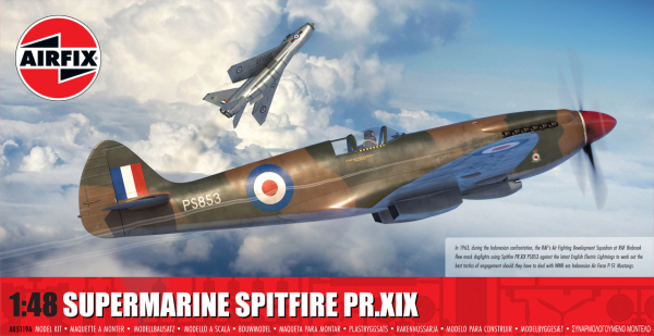 AIRFIX A05119A Supermarine Spitfire PR.XIX - 1:48 (Nowość 2025)