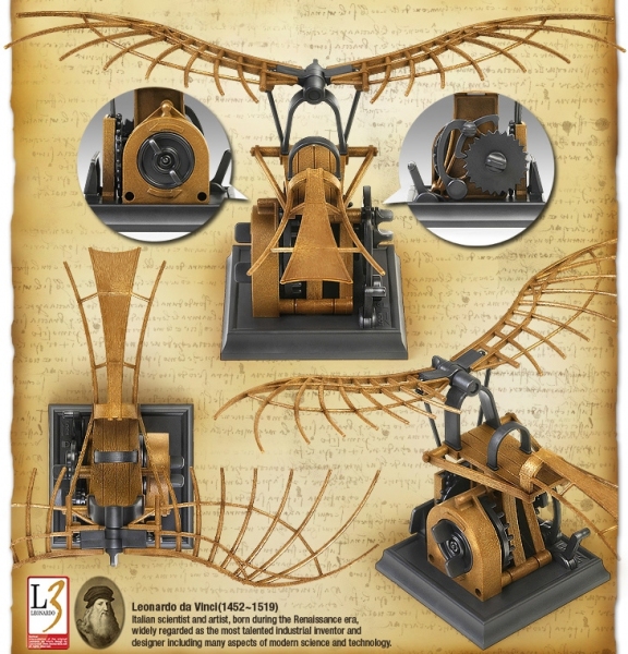 ACADEMY 18146 da Vinci - Maszyna latająca