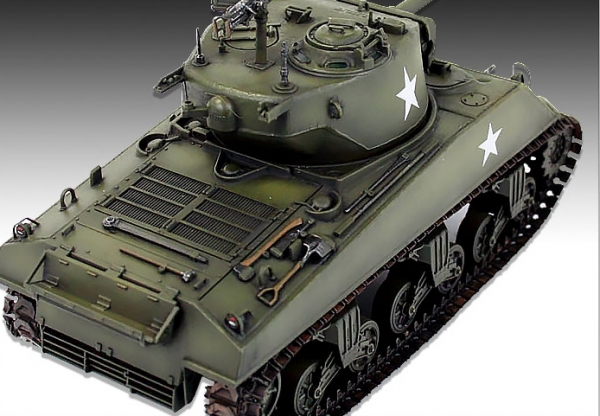 Academy 13500 M4A3 (76)W US Army Battle of the Bulge - 1:35