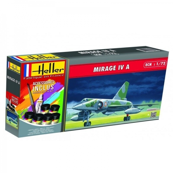 HELLER 56351 Starter Set - Mirage IV A - 1:72