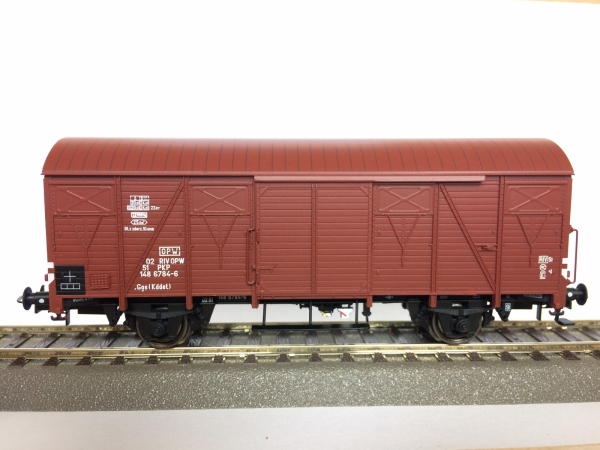 RIVAROSSI HRS6436 2-oś wagon towarowy kryty typu 223K/1, serii Ggs (Kddet), nr 02 51 148 6784-6, PKP (OPW), Ep.IVa