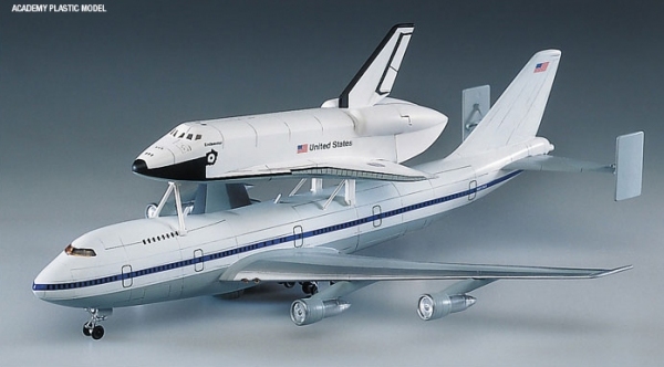 Academy 12708 Space Shuttle & Boeing 747 - 1:288